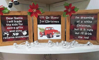 Photo Frame Christmas Signs