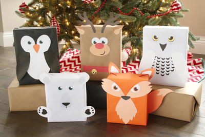 Animal-themed Gift Wrapping Templates Animal-themed Gift Wrapping Templates