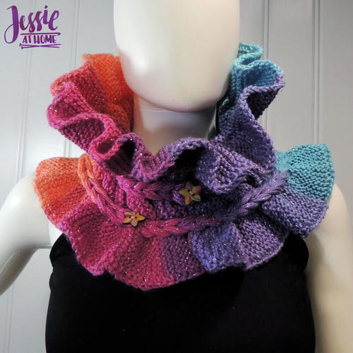 Rainbow Ruffle Cowl Rainbow Ruffle Cowl