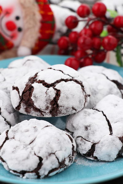 Chocolate Crinkle Cookies Chocolate Crinkle Cookies