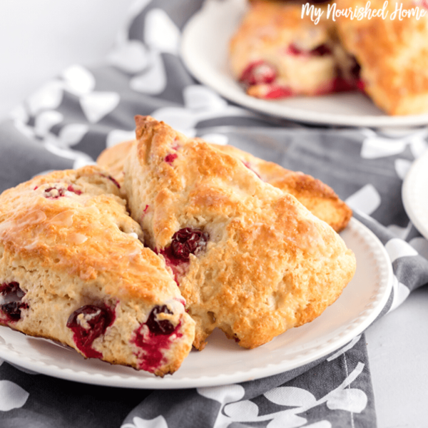 Lemon Cranberry Scones