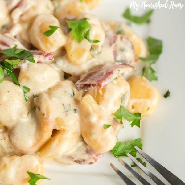 15 Minute Creamy Mushroom Gnocchi 15 Minute Creamy Mushroom Gnocchi