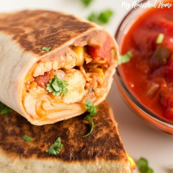 15 Minute Chicken Burrito Recipe 15 Minute Chicken Burrito Recipe