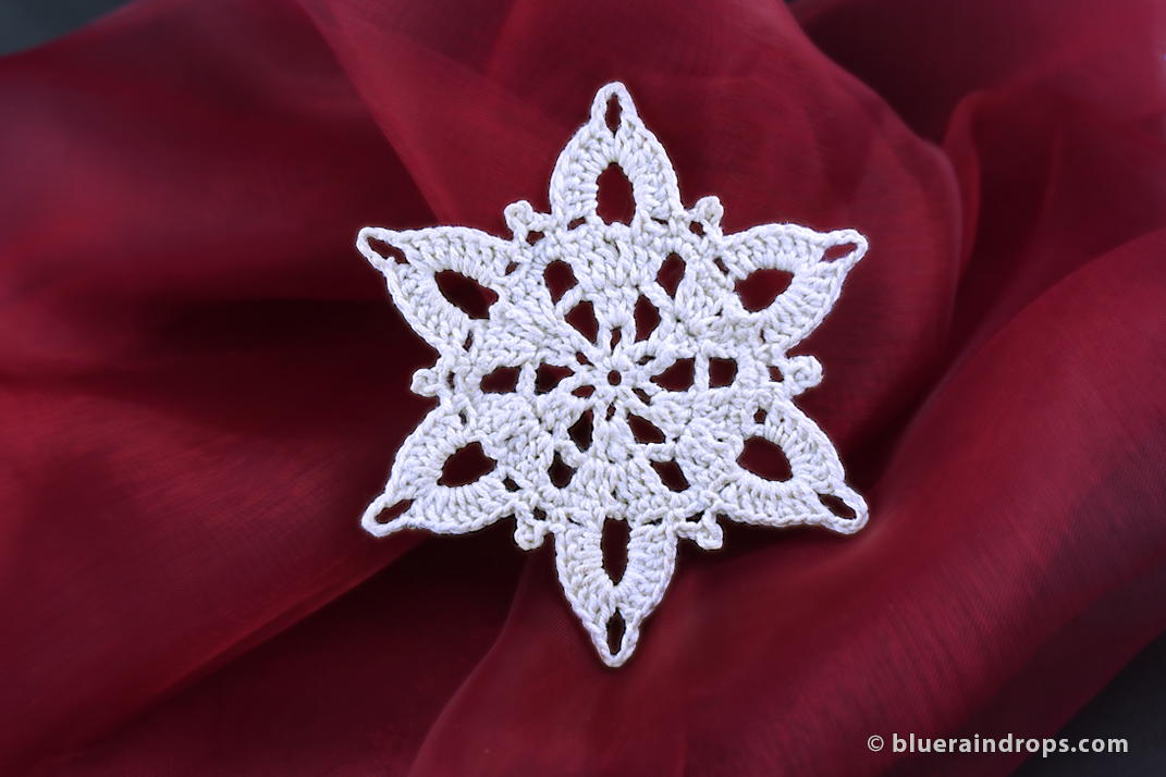 Crochet Snowflake Free Pattern FaveCrafts Crochet Snowflake Free Pattern FaveCrafts