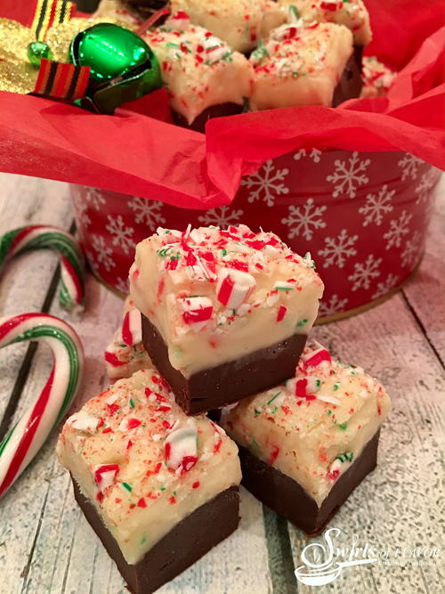 Candy Cane Fudge Candy Cane Fudge