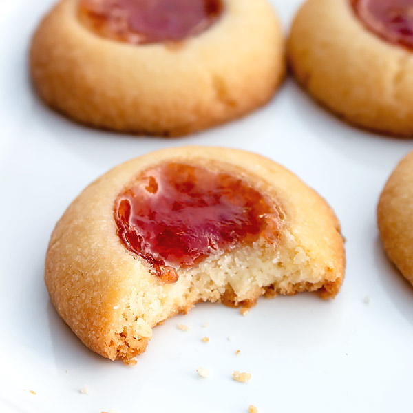 Raspberry Thumbprint Cookies Raspberry Thumbprint Cookies