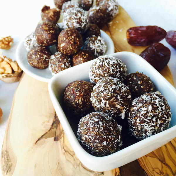 Gluten-free Date And Walnut Snack Gluten-free Date And Walnut Snack