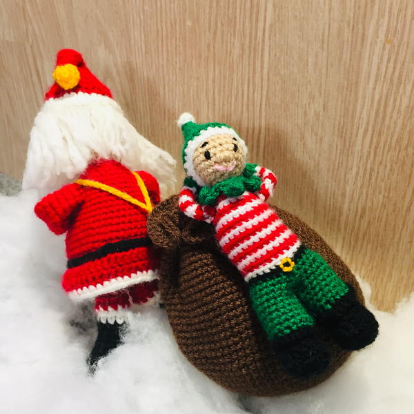 Santa And His Lazy Elf Santa And His Lazy Elf