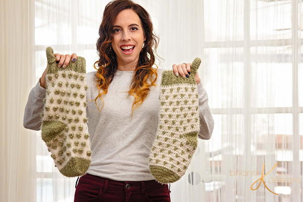 Polka Dot Stocking Polka Dot Stocking