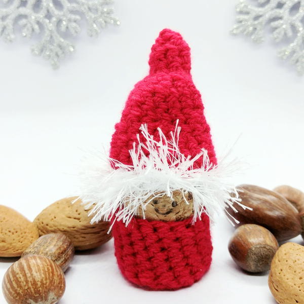 Santa Cork Gnome Santa Cork Gnome