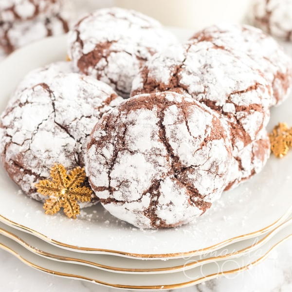 Chocolate Crinkle Cookies Chocolate Crinkle Cookies
