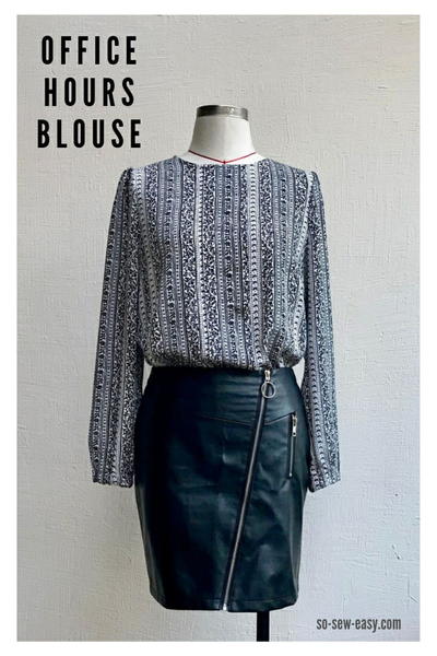 The Office Hours Blouse Pattern The Office Hours Blouse Pattern