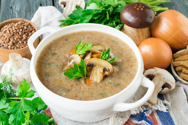 Creamy Buckwheat Soup With Mushrooms Creamy Buckwheat Soup With Mushrooms