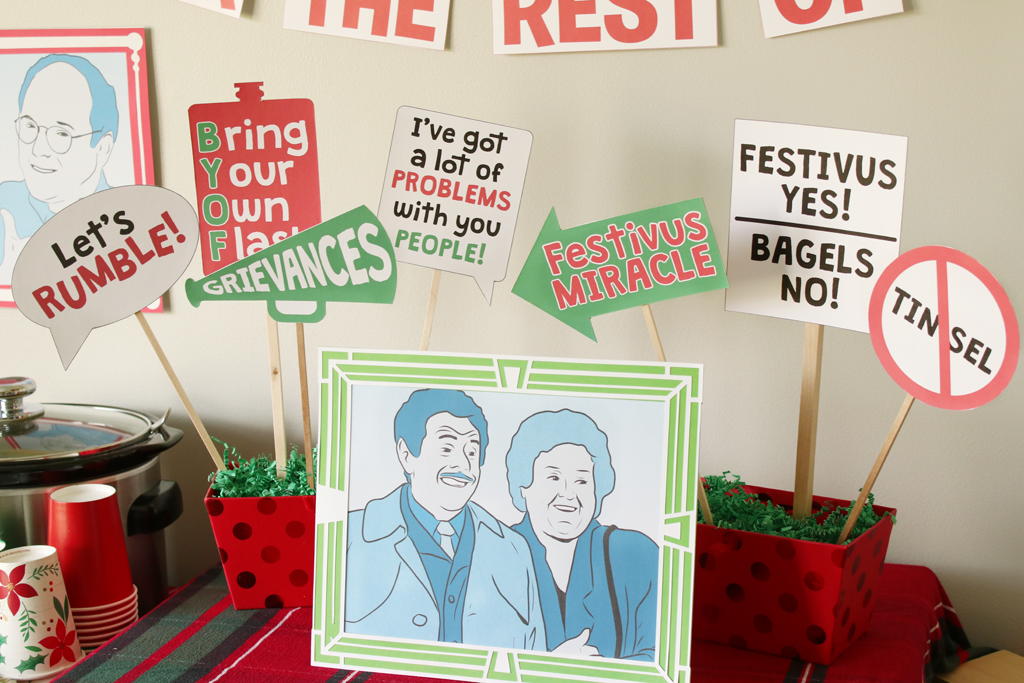 Festivus Photo Booth Props Allfreeholidaycrafts Com