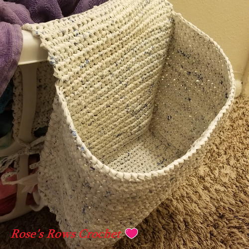 Plarn Laundry Caddy Plarn Laundry Caddy