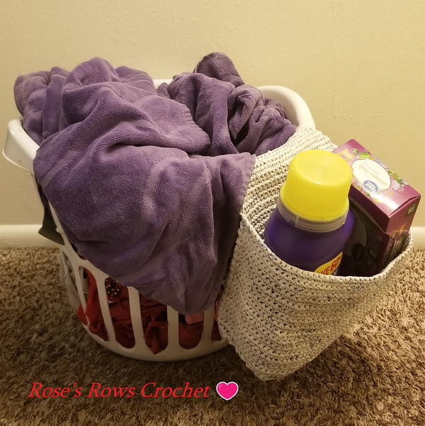 Plarn Laundry Caddy Plarn Laundry Caddy