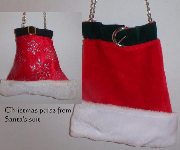 The Perfect Christmas Fashion Accessory - Santa Skirt Purse The Perfect Christmas Fashion Accessory - Santa Skirt Purse