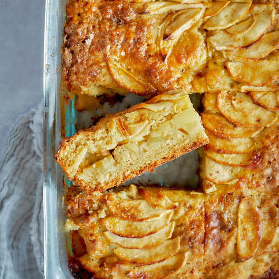 Apple Slab Olive Oil Cake Apple Slab Olive Oil Cake