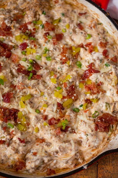 Bacon Cheeseburger Dip Bacon Cheeseburger Dip