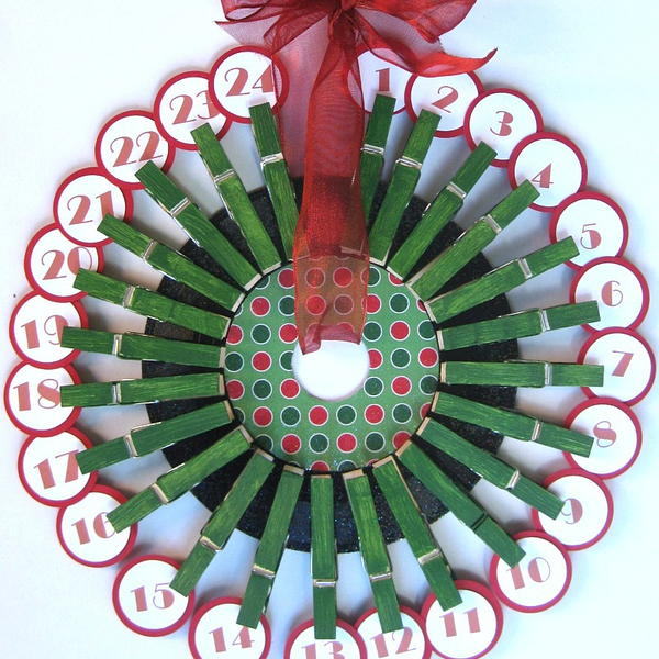 Repurposed 45 Record Advent Calendar Repurposed 45 Record Advent Calendar