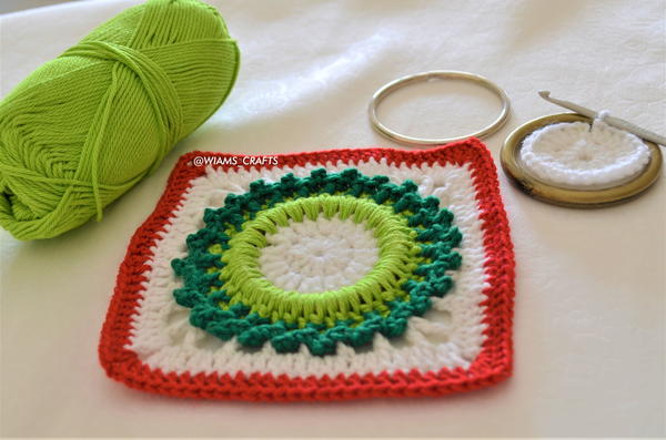 Granny Square Wreath Granny Square Wreath