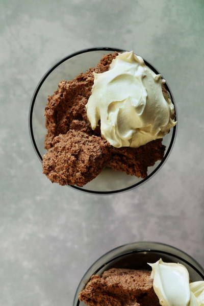 4-ingredient Dark Chocolate Mousse 4-ingredient Dark Chocolate Mousse