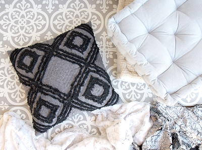 Quilted Boho Pillow Tutorial