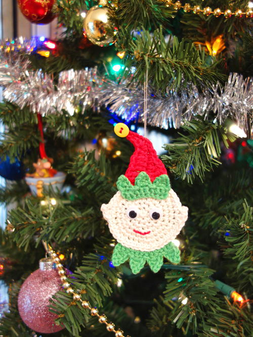 Crochet Elf Christmas Ornament Crochet Elf Christmas Ornament