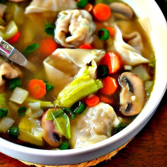 Pork Stuffed Wonton Soup Pork Stuffed Wonton Soup