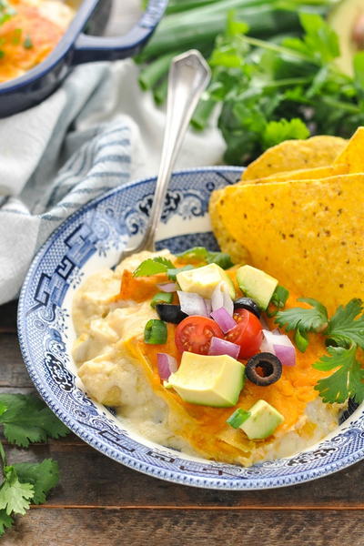 Creamy Chicken Enchilada Casserole Creamy Chicken Enchilada Casserole
