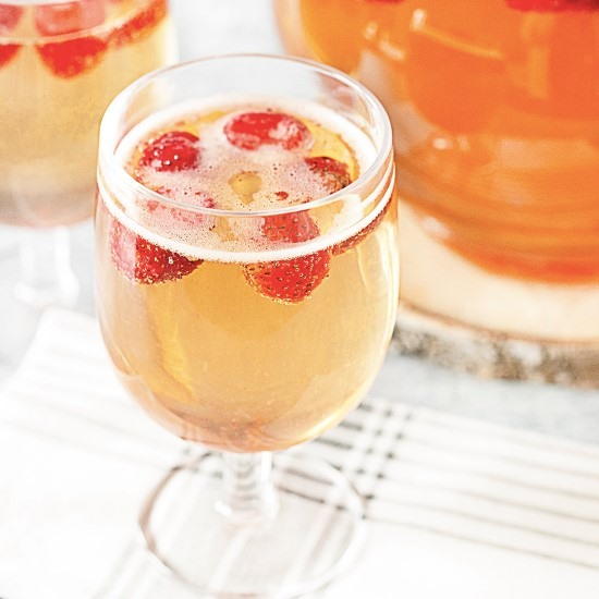 Party Punch Recipe | Strawberry Champagne Punch 
