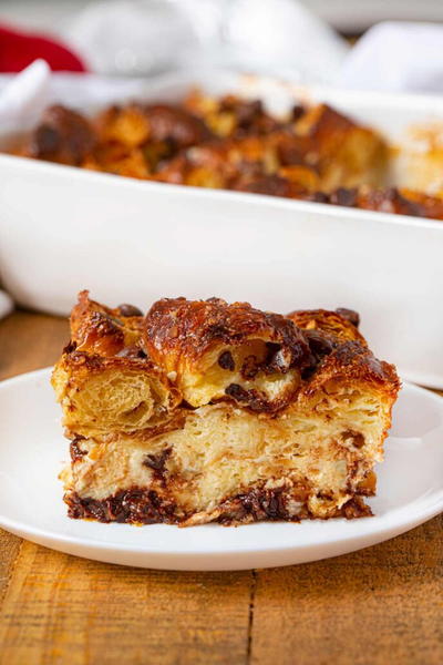 Chocolate Chip Croissant Casserole Chocolate Chip Croissant Casserole