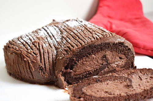 Chocolate Yule Log Chocolate Yule Log