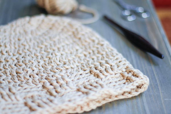 Chunky Basketweave Brim Beanie Chunky Basketweave Brim Beanie