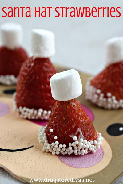 Santa Hat Strawberries Santa Hat Strawberries