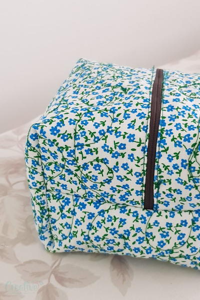 Quilted Zipper Pouch Quilted Zipper Pouch