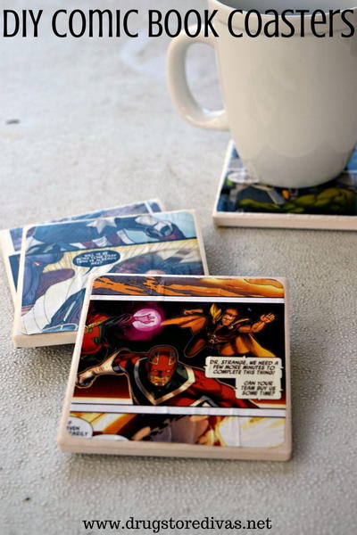 Diy Comic Book Coasters Diy Comic Book Coasters