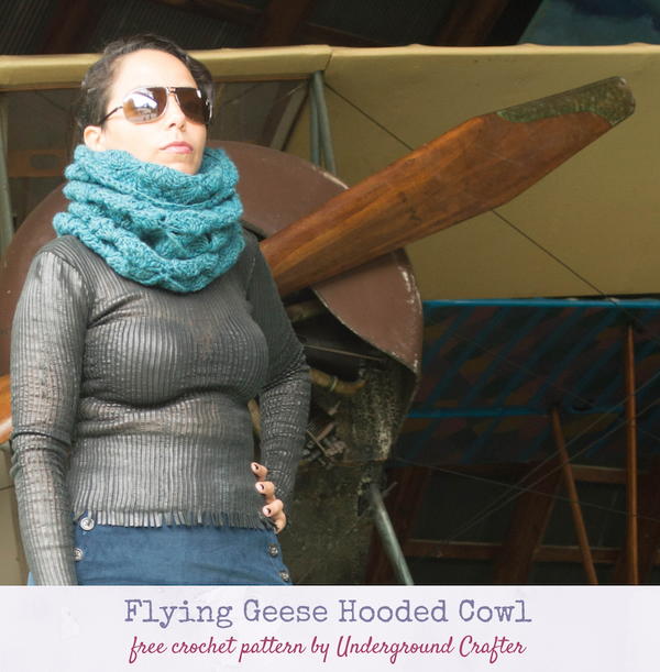 Flying Geese Hooded Cowl Flying Geese Hooded Cowl