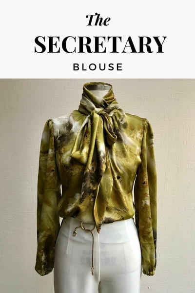 The Secretary Blouse Pattern The Secretary Blouse Pattern