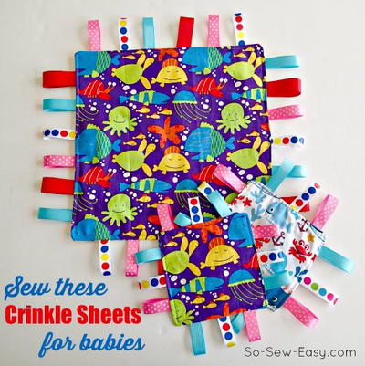 Crinkle Ribbon Toy For Babies Crinkle Ribbon Toy For Babies