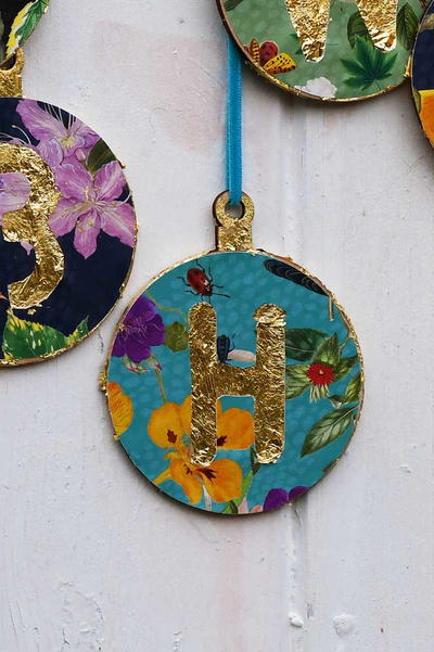 Glamorous Monogram Gift Tags Glamorous Monogram Gift Tags