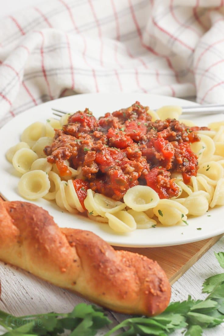 Orecchiette Bolognese