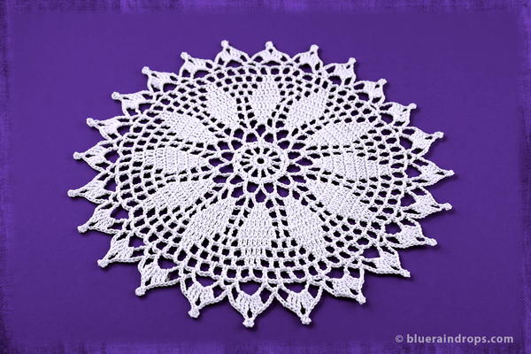 Crochet Spiked Doily Crochet Spiked Doily