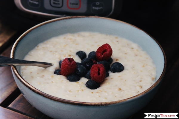 Instant Pot Steel Cut Oatmeal Instant Pot Steel Cut Oatmeal