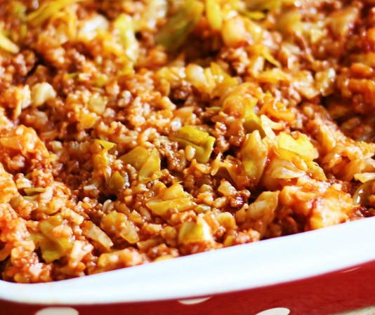 Lazy Day Cabbage Roll Casserole Lazy Day Cabbage Roll Casserole