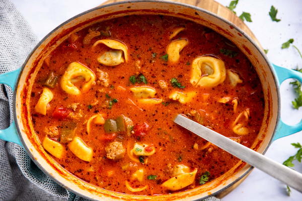 Sausage Tortellini Soup Sausage Tortellini Soup