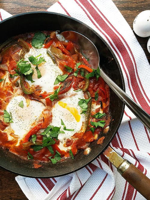 Shakshouka With Feta Shakshouka With Feta