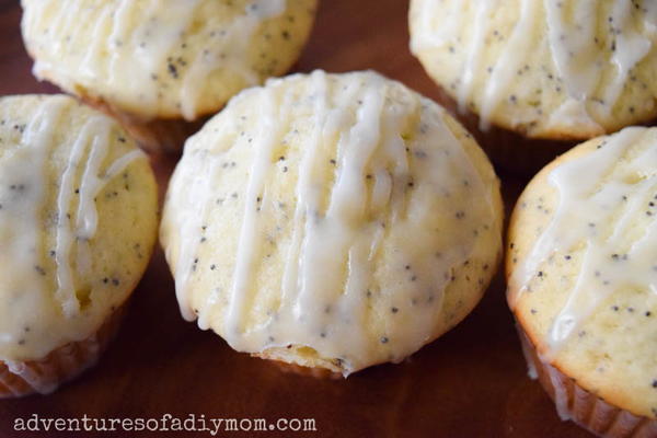 Poppy Seed Muffins With Lemon Glaze Poppy Seed Muffins With Lemon Glaze