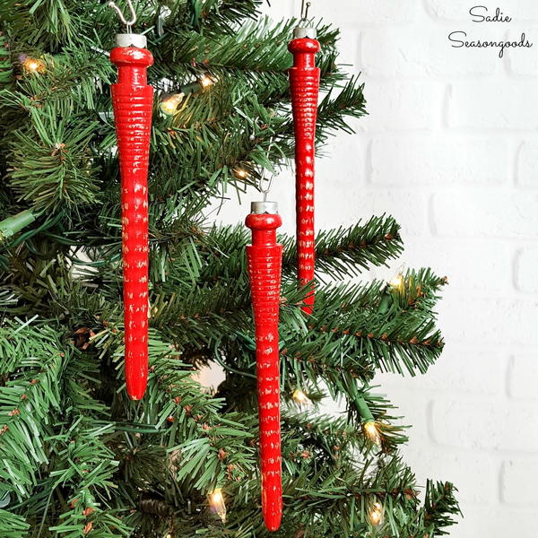 Vintage Spindle Ornaments