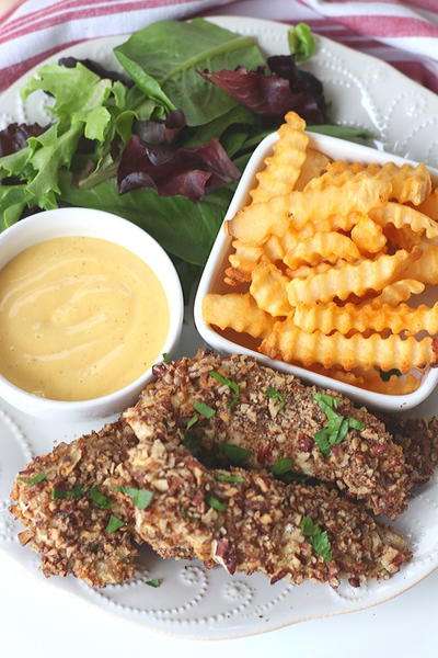 Pecan Crusted Chicken Tenders Pecan Crusted Chicken Tenders